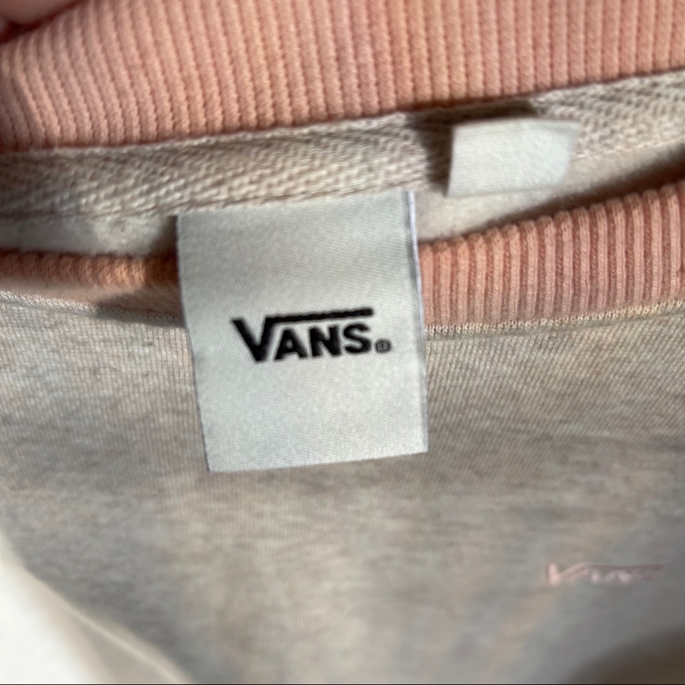 Vans Cinch Waist Crewneck Fleece Lined Sweater - Picture 6 of 8